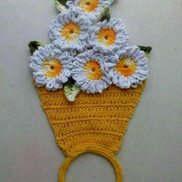 Floral Kitchen towels holders - Picture 2 of 5